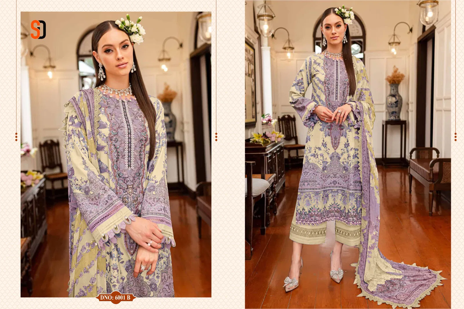 Bliss Vol 6 By Shraddha Printed Lawn Cotton Pakistani Suits Online Wholesale